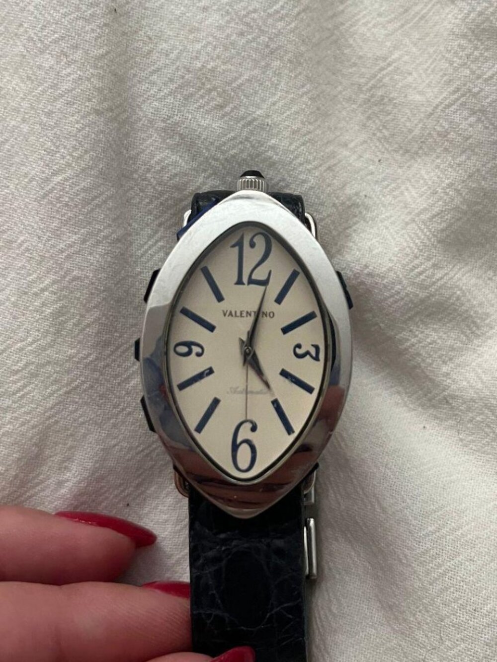 Vintage Valentino Oval Swiss Watch